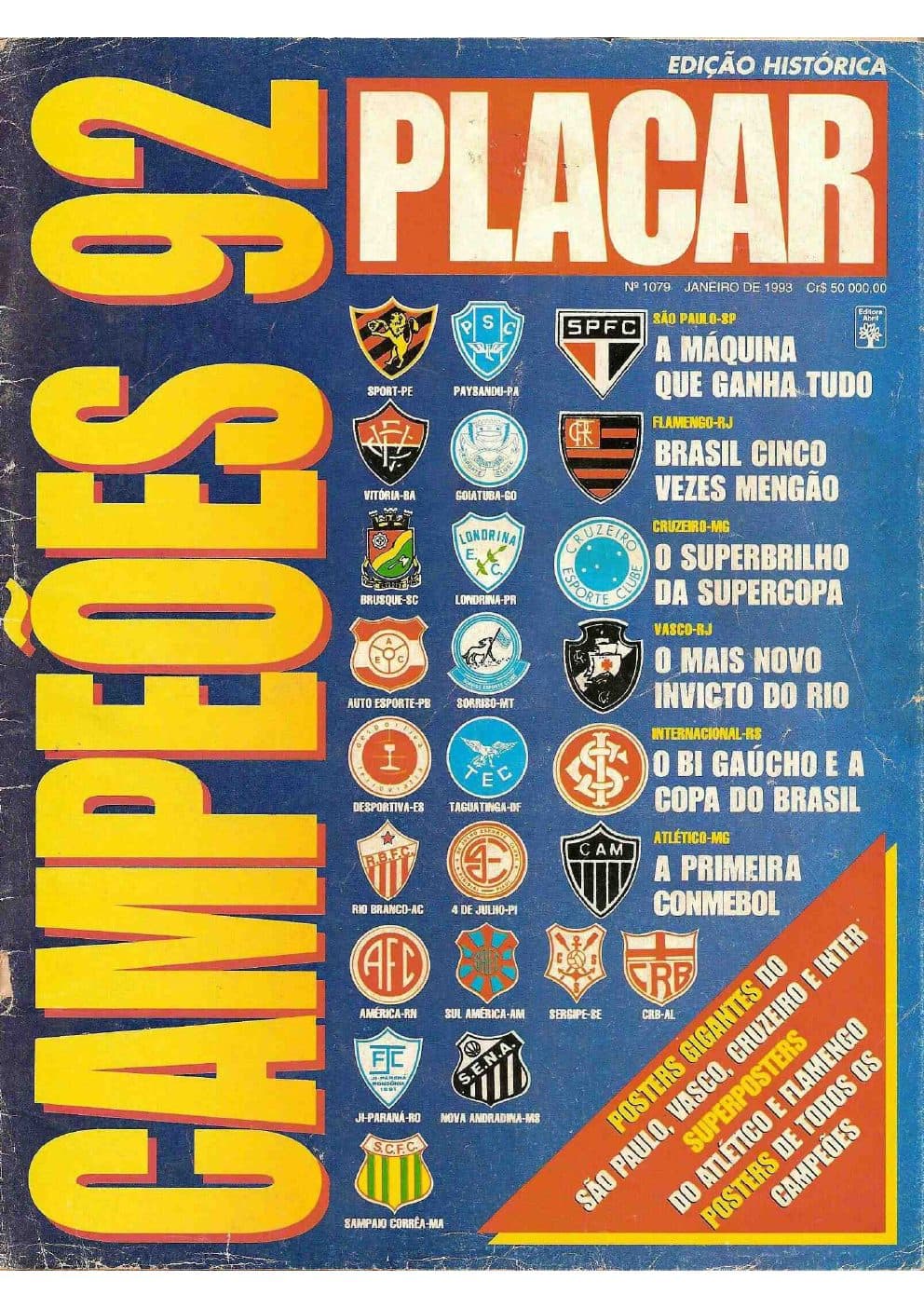 Capa da edição Nº 1079 da revista PLACAR
