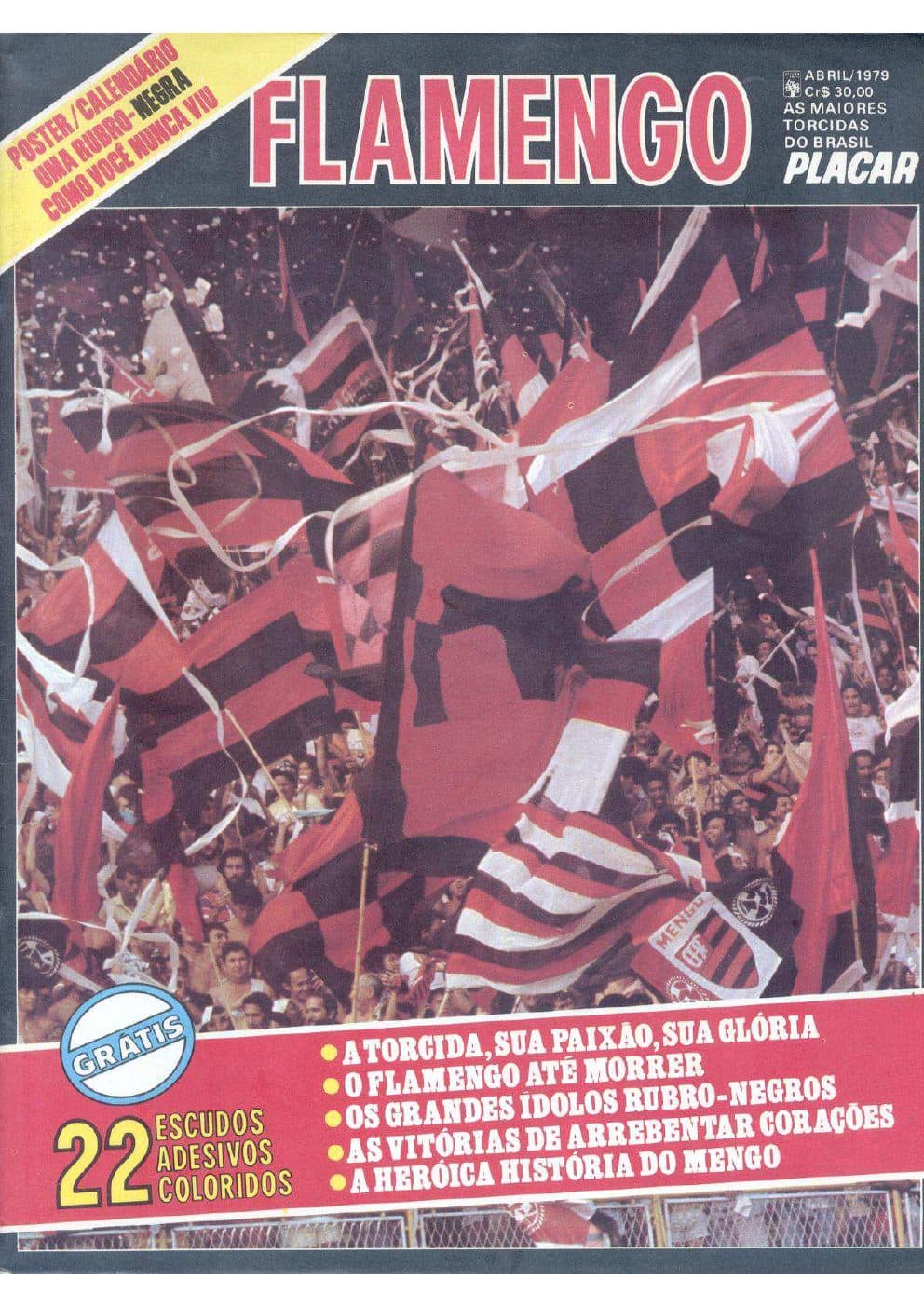 Capa da edição 1979-EDIÇÃO E. M.T.B. FLAMENGO da revista PLACAR