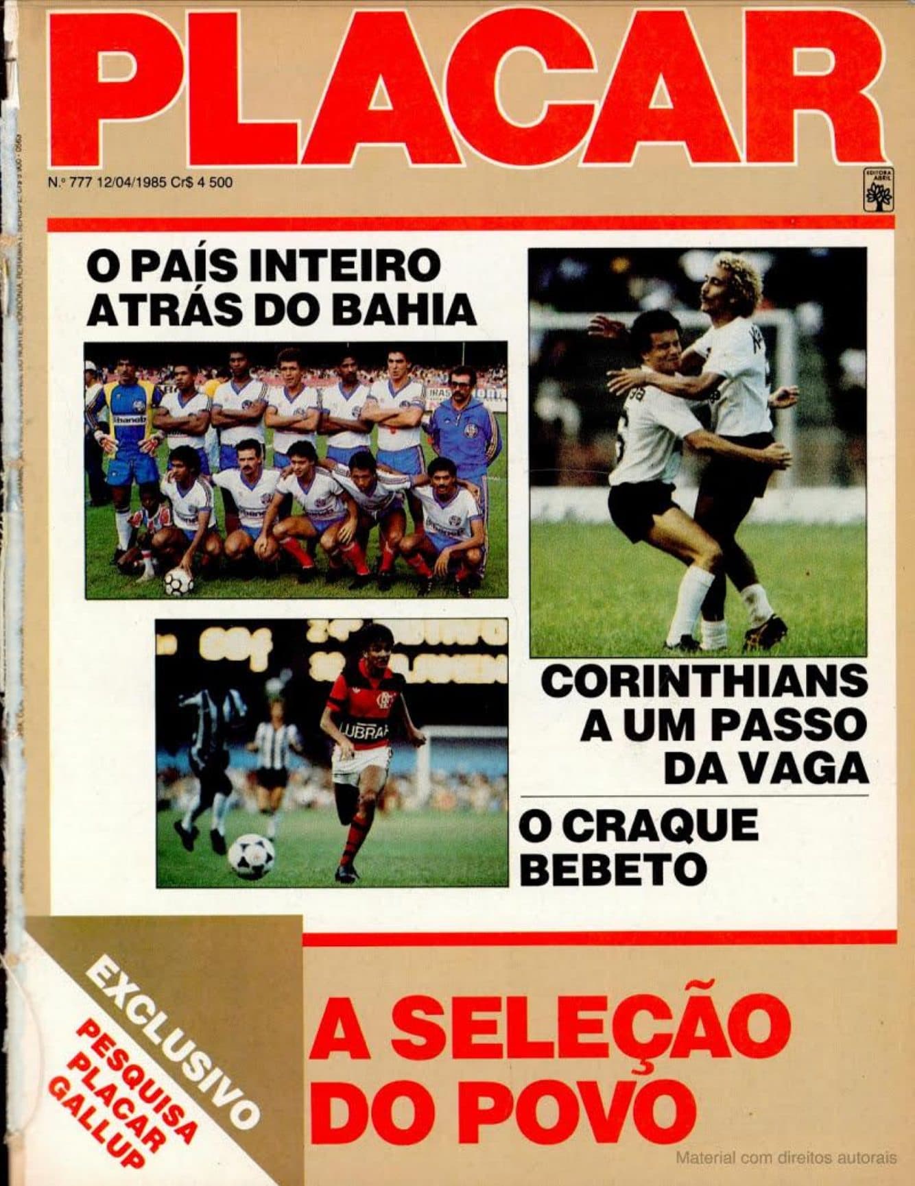 Capa da edição Nº 777 da revista PLACAR
