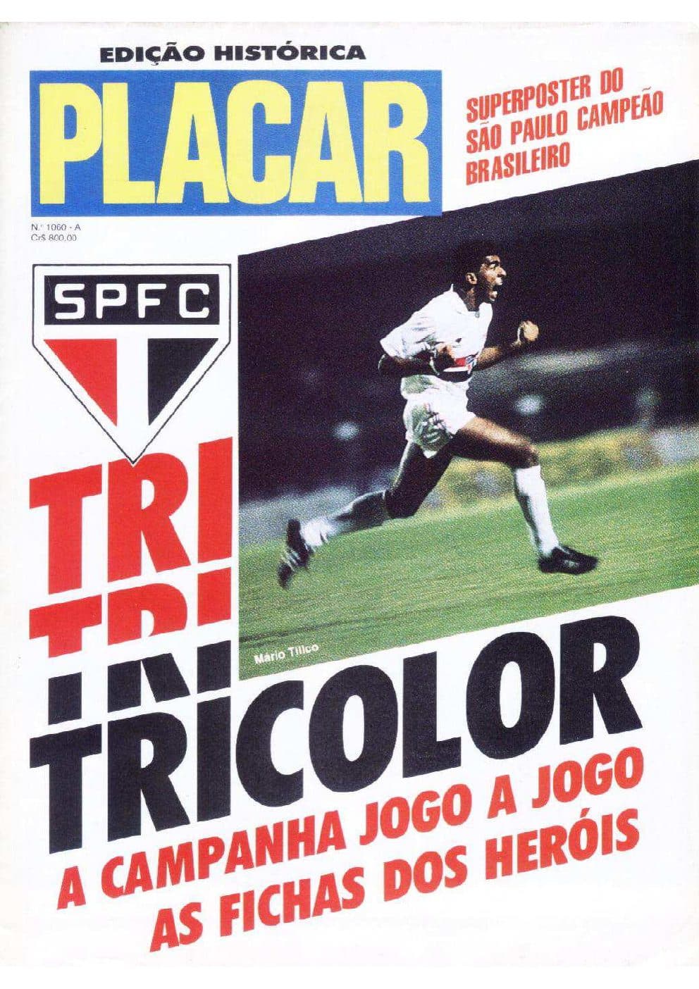 Capa da edição Nº 1060A da revista PLACAR