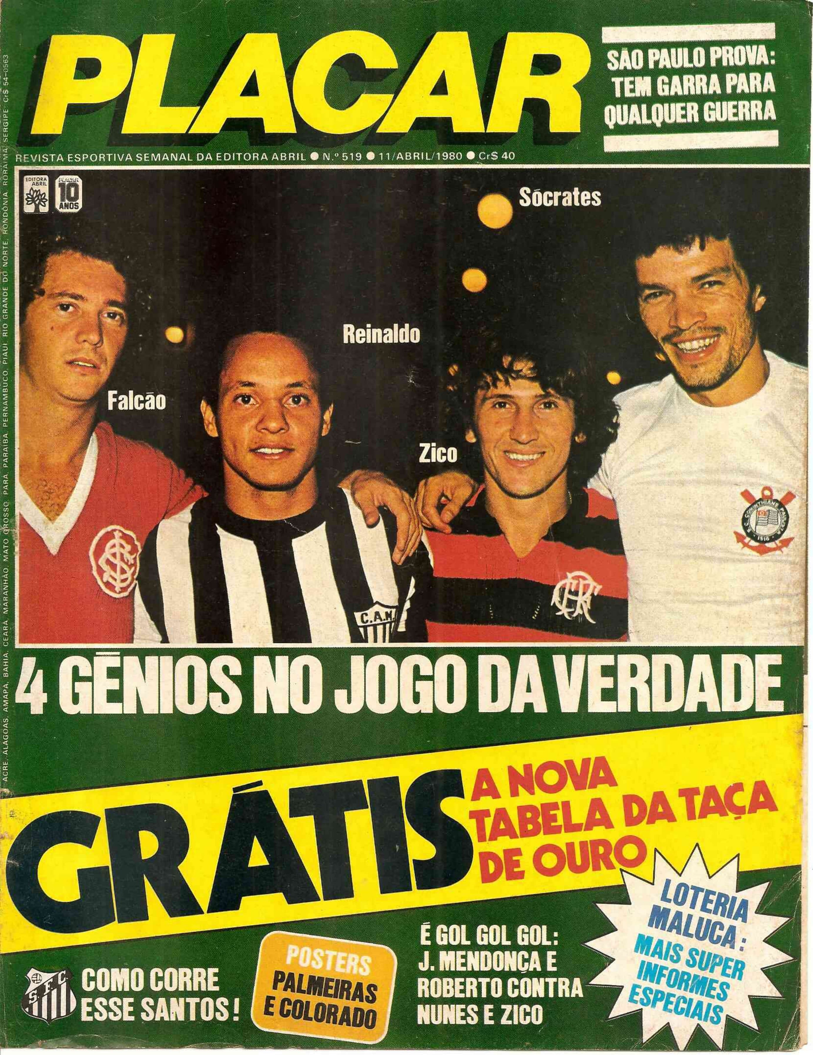 Capa da edição 4 Gênios no Jogo da Verdade da revista PLACAR