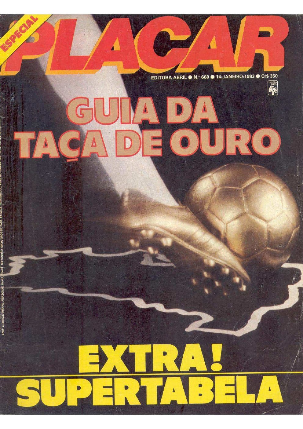 Capa da edição GUIA CB da revista PLACAR