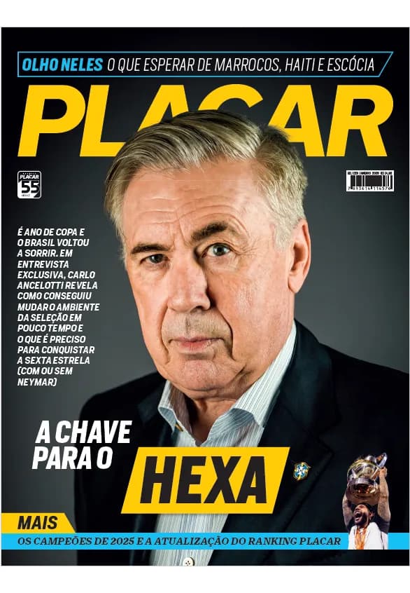 Ancelotti, a chave para o hexa - PLACAR - edição 1531