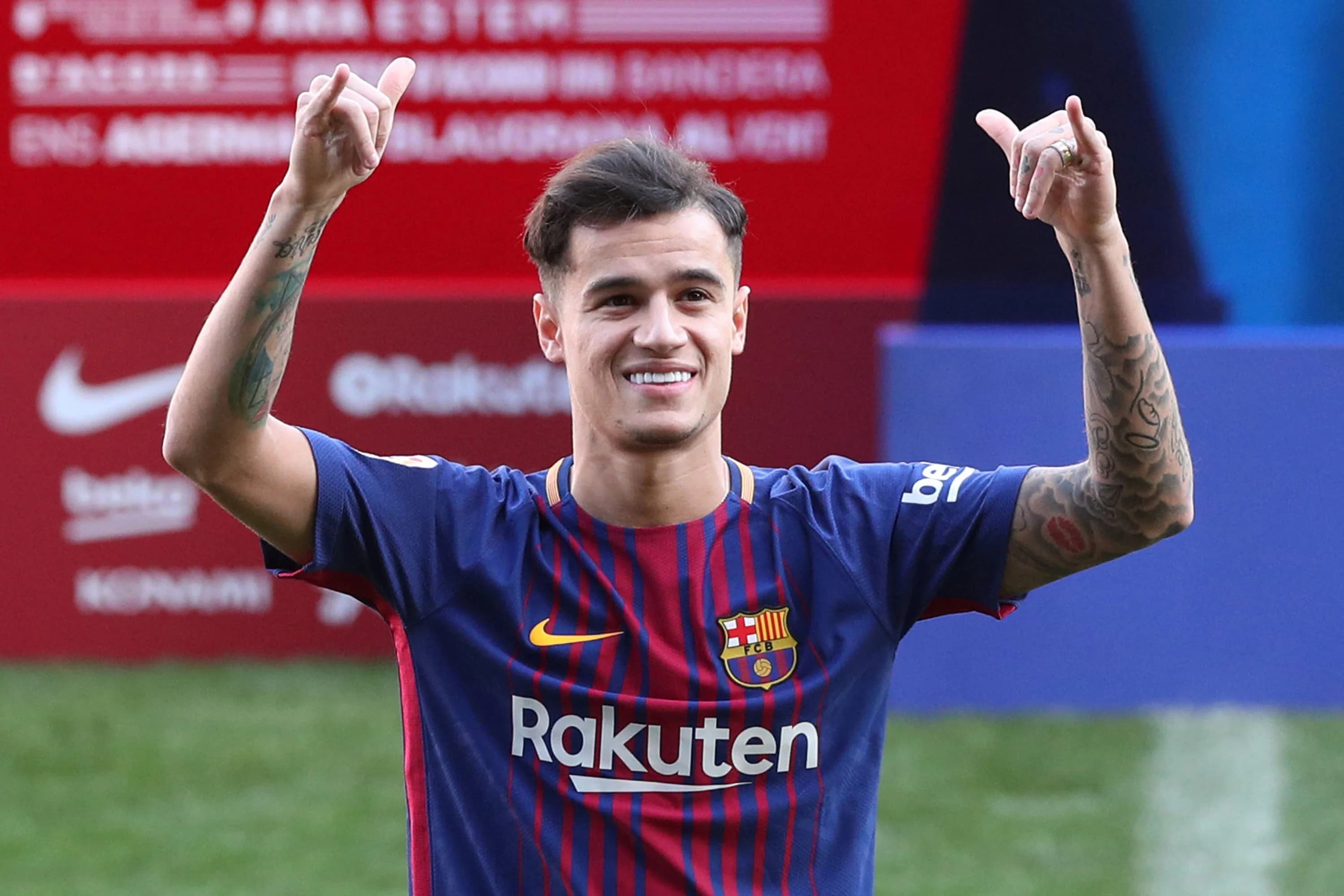 Philippe Coutinho é apresentado no Barcelona