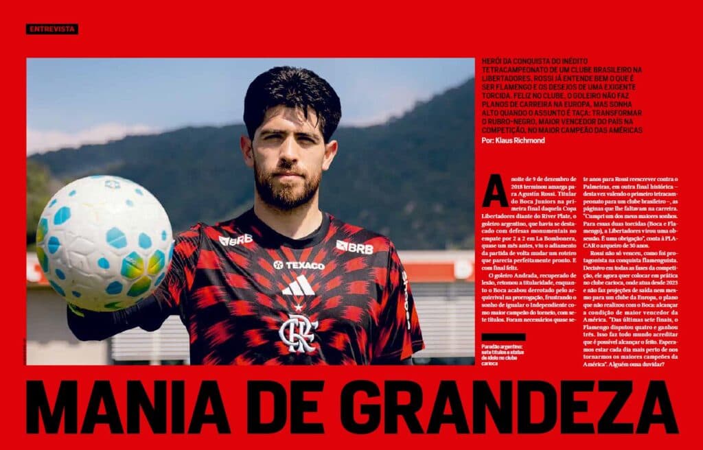 Entrevista com Rossi no Guia da Libertadores 2026 - PLACAR