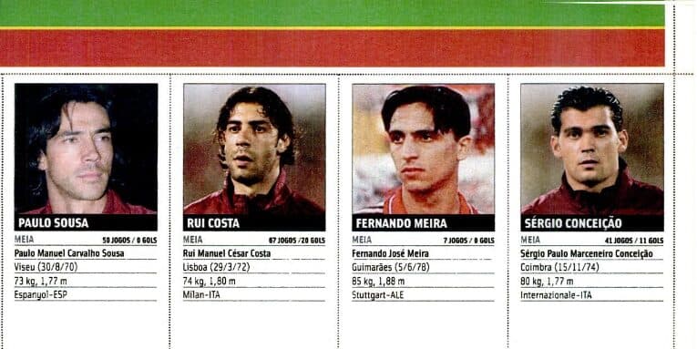 Paulo Sousa no guia dqa Copa do Mundo de 2002
