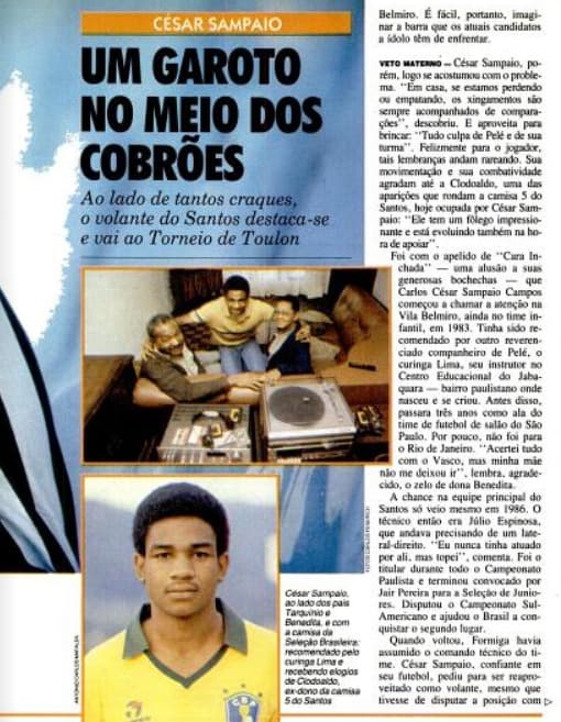 César Sampaio foi destaque de PLACAR em 1987 - Arquivo PLACAR