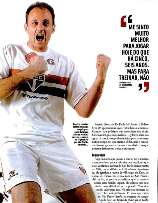 Rogério Ceni na PLACAR