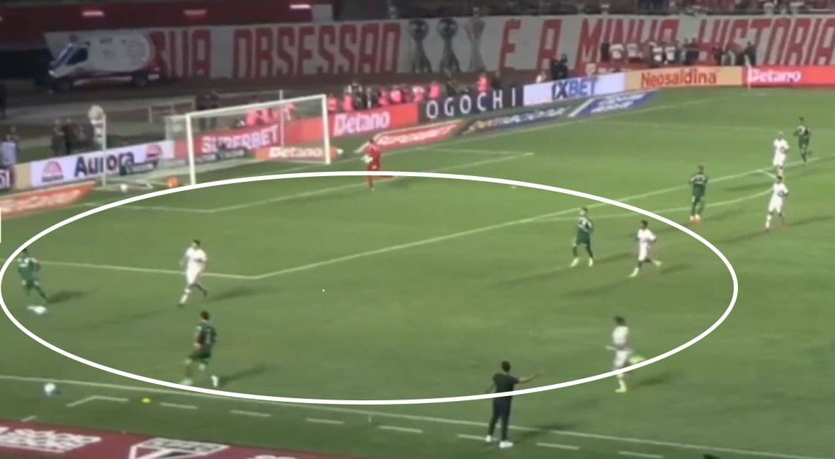 São Paulo tentou marcar e pressionar Palmeiras - Montagem sobre Reprodução / Palmeiras