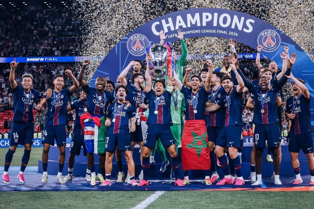 PSG venceu as duas últimas Champions League