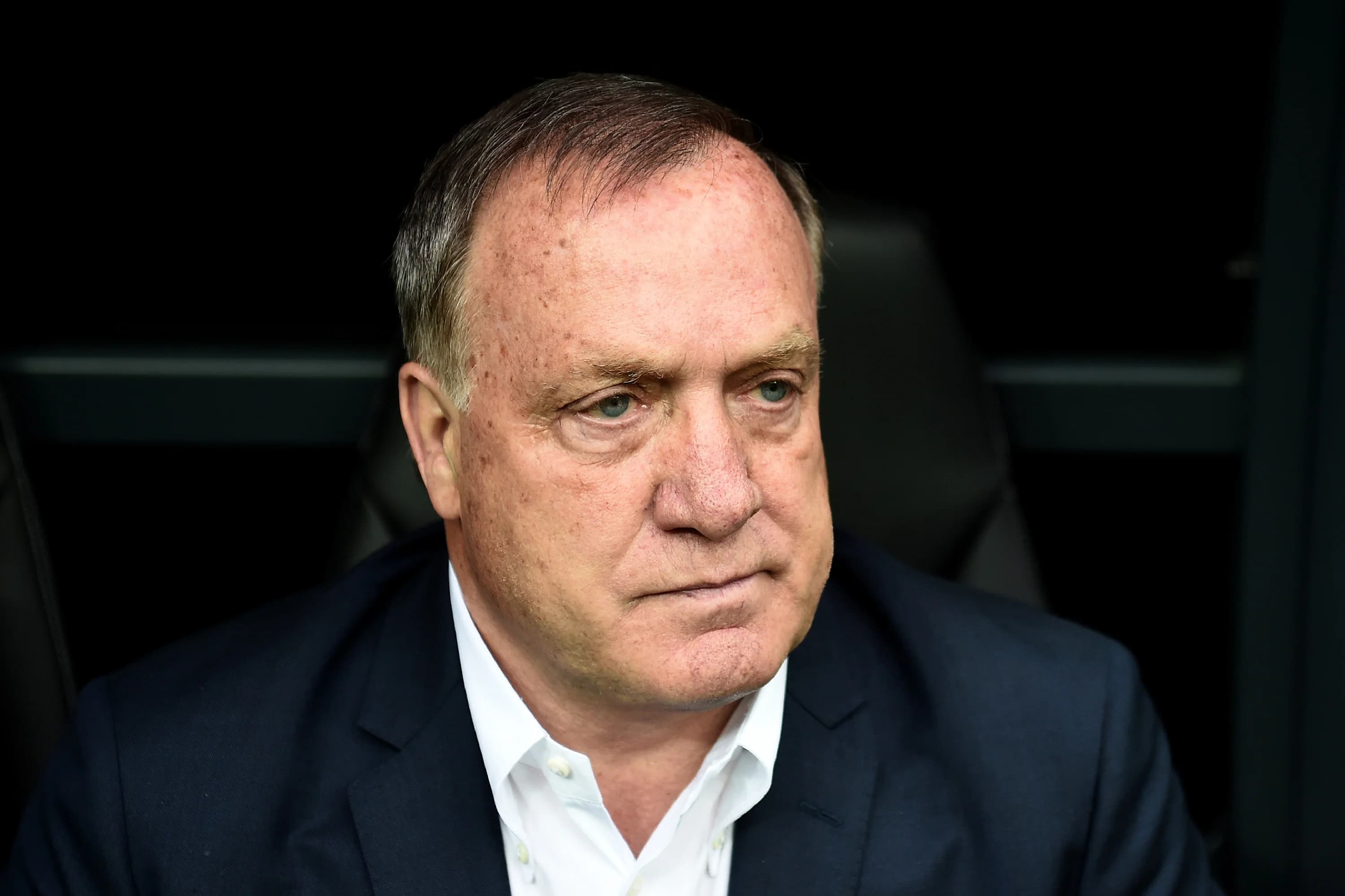 Dick Advocaat, treinador holandês de Curaçao
