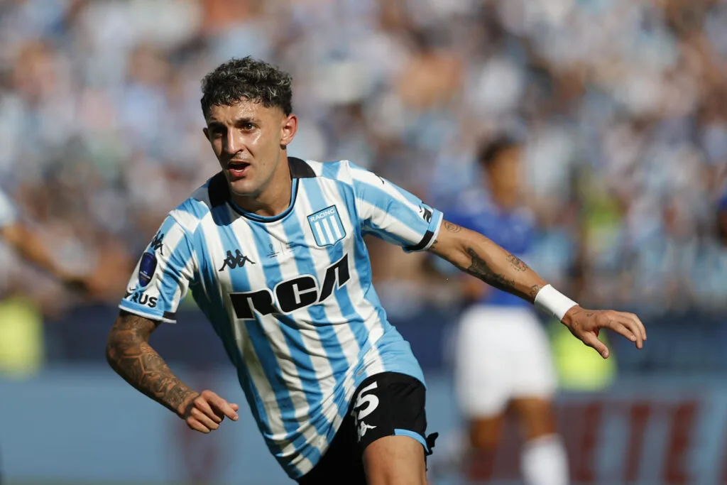 Martirena comemora gol na final da Sul-Americana contra o Cruzeiro - EFE/ EFE/ Juan Pablo Pino