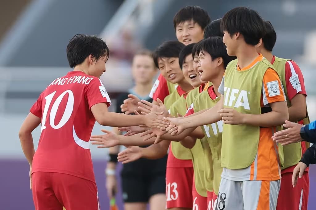 Jong Hyang marca duas vezes e elimina Brasil no Mundial sub-17 feminino - Divulgação / Fifa