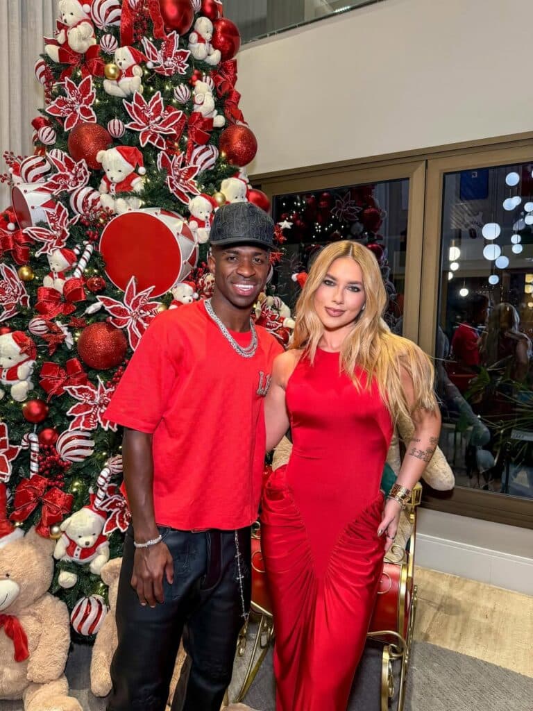 Vini Jr. e Virginia passaram primeiro Natal juntos - Reprodução/Instagram