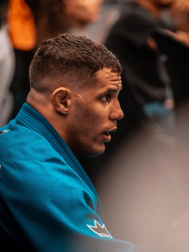 Rider Zuchi durante campanha no Campeonato Brasileiro, em São Paulo. A competição é a penúltima do Grand Slam da IBJJF, precedendo o Mundial nos Estados Unidos. Foto: Ronaldo Aoqui