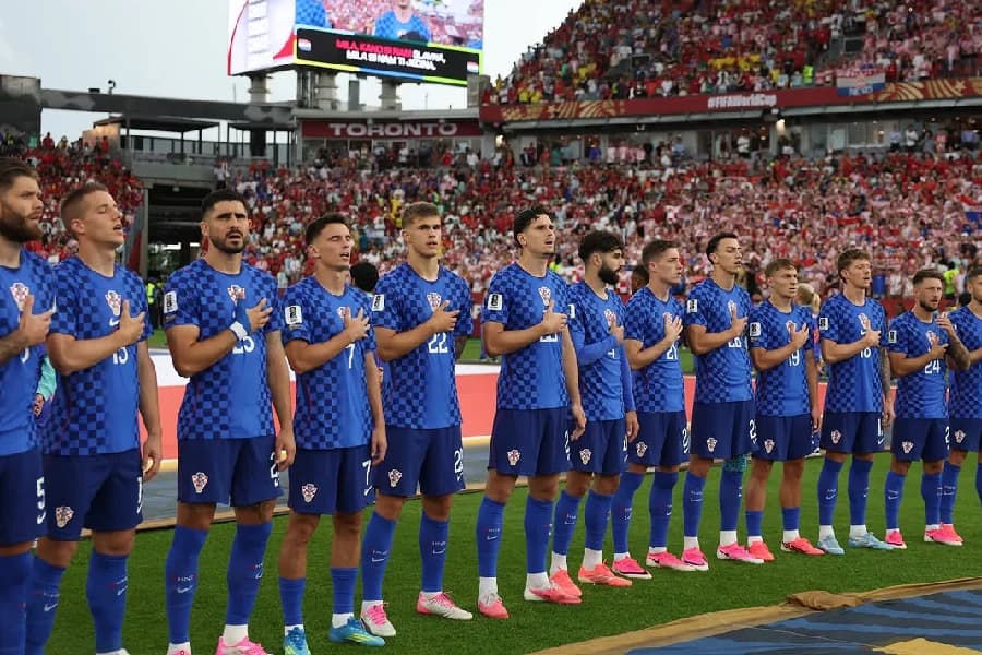 Croácia frente a Portugal pelas 16 avos de final - Divulgação/Federação Croata