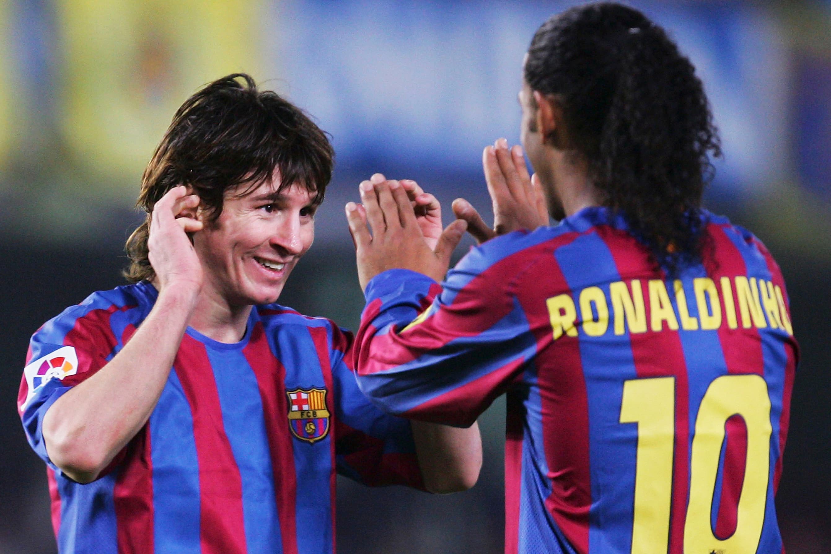 Messi e Ronaldinho Gaúcho