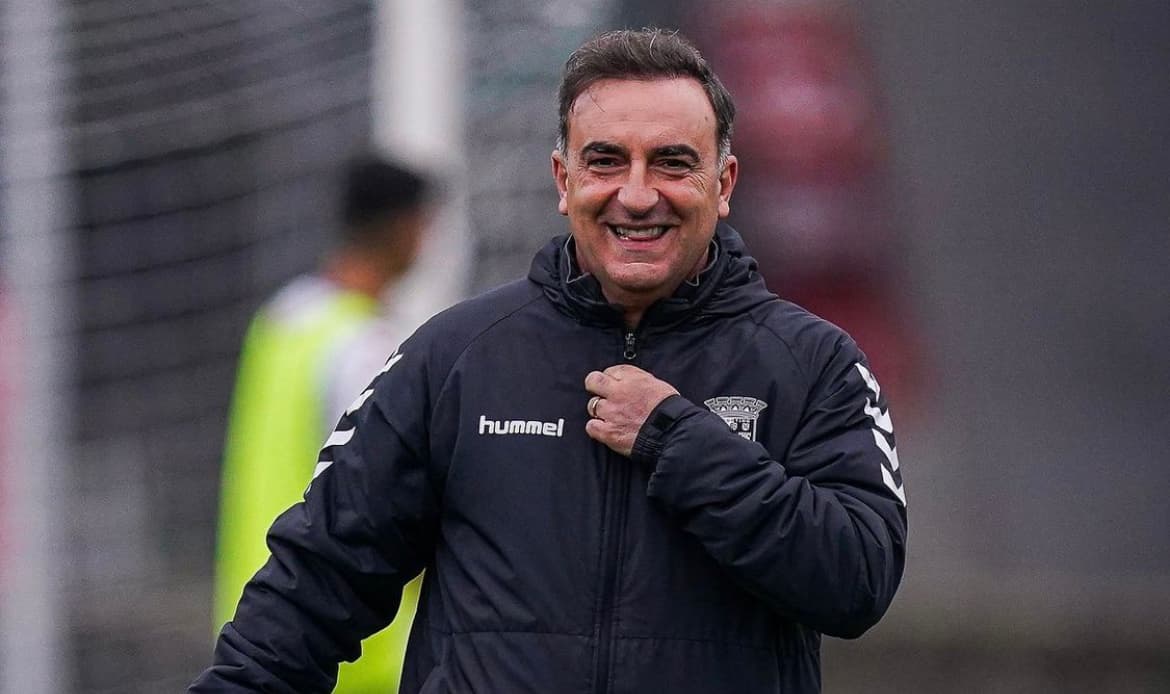 Carlos Carvalhal é treinador do Braga