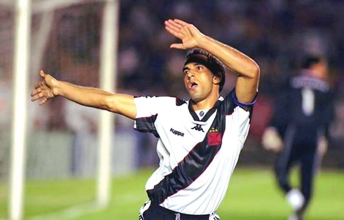 Edmundo na temporada de 1997 pelo Vasco da Gama
