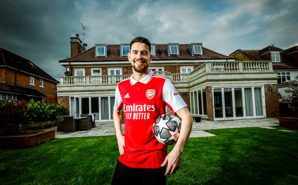 Jorginho em sua casa, em Londres: novo desafio na Premier