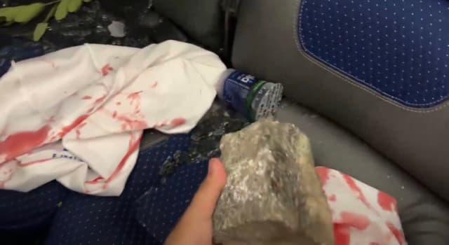 Ônibus do Fortaleza sofreu atentado - Reprodução / Fortaleza