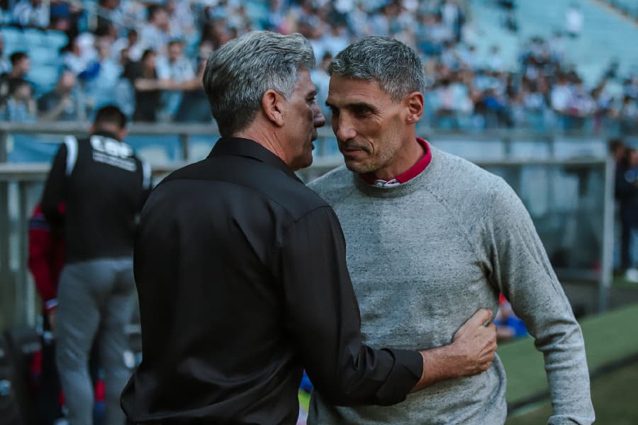 Com Renato Gaúcho, elogios ao pé do ouvido antes de partida em Porto Alegre - Matheus Amorim/Fortaleza EC