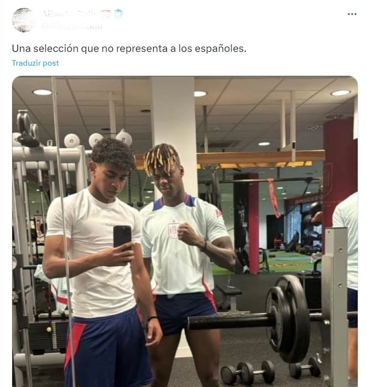 Lamine Yamal e Nico Williams são alvos de racismo nas redes sociais - Twitter