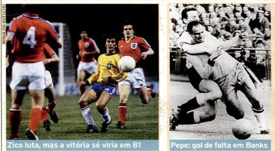 Brasil x Inglaterra em Wembley