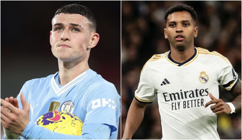 Foden e Rodrygo jogam pela direita - Divulgação / Manchester City e Real Madrid