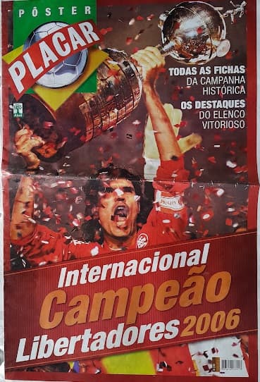Pôster do Inter campeão do mundo em 2006 - Reprodução