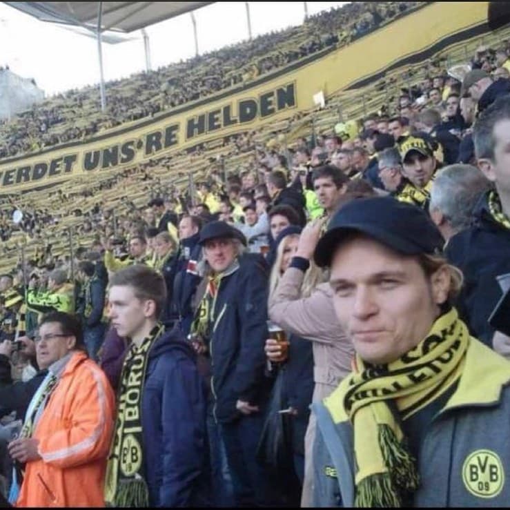 Terzic presente no Signal Iduna Park em 2012 - Foto: Reprodução/Instagram