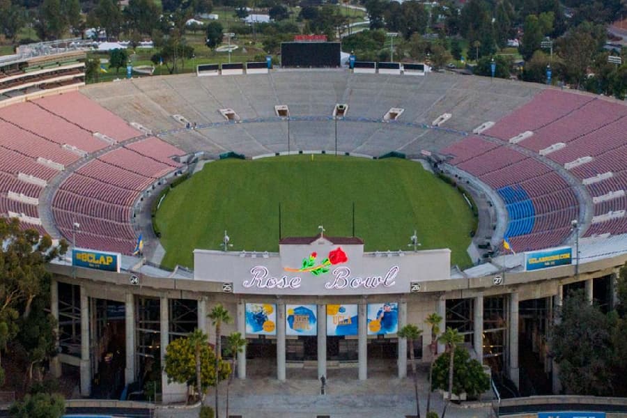 Inaugurado em 1923, Rose Bowl já completou 100 anos - Rose Bowl/Divulgação
