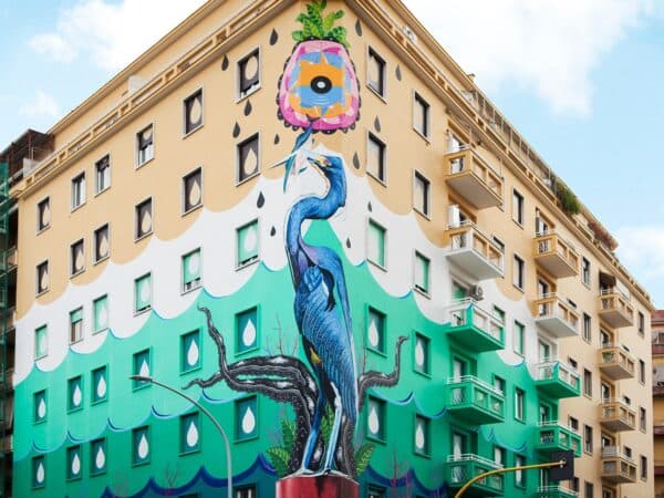 Mural em Roma- Reprodução Archiportale
