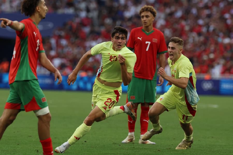 Marrocos x Espanha, Paris-2024, AFP