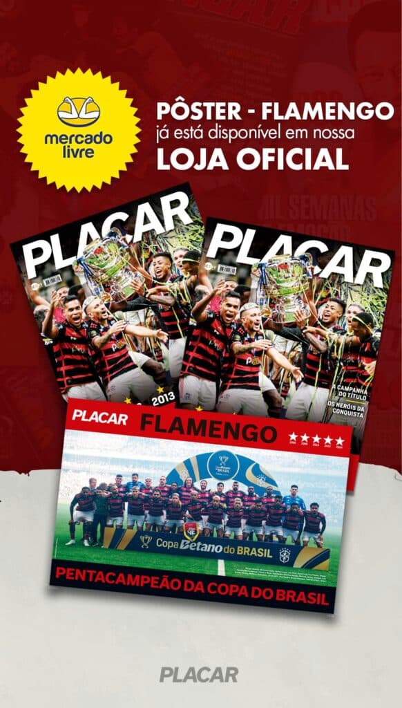 pôster Flamengo, Copa do Brasil 2024, PLACAR