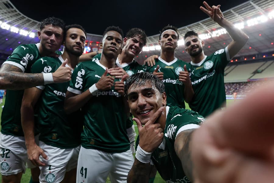 Facundo Torres, Palmeiras, Fortaleza x Palmeiras, Brasileirão 2025, Cesar Greco/Divulgação/Palmeiras