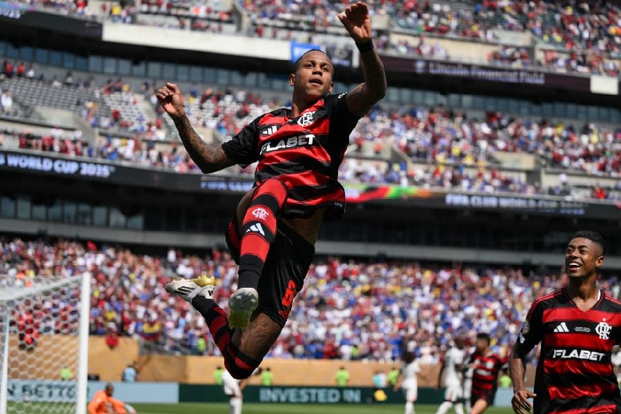 Wallace, Flamengo - David Ramos/AFP