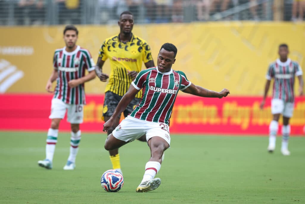 Fluminense de Renato fez bom jogo contra o Borussia Dortmund - Marcelo Gonçalves/Fluminense