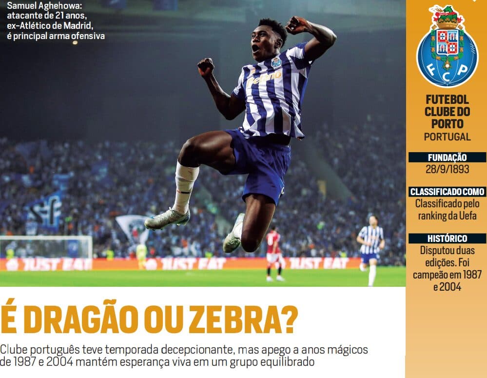 Porto no Guia do Mundial