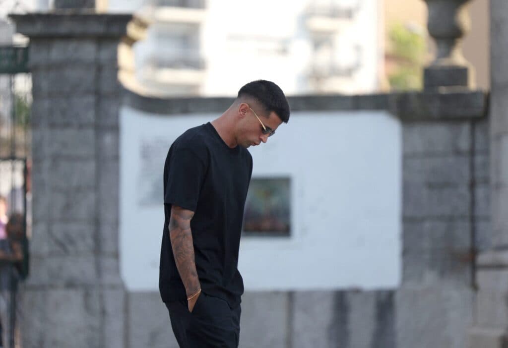 Cancelo foi ao enterro após eliminação no Mundial - FILIPE AMORIM / AFP
