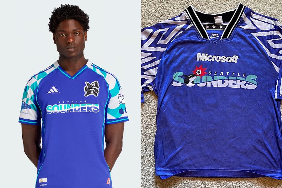 Camisa inspirada na antiga equipe com logo de orca - Reprodução MLS