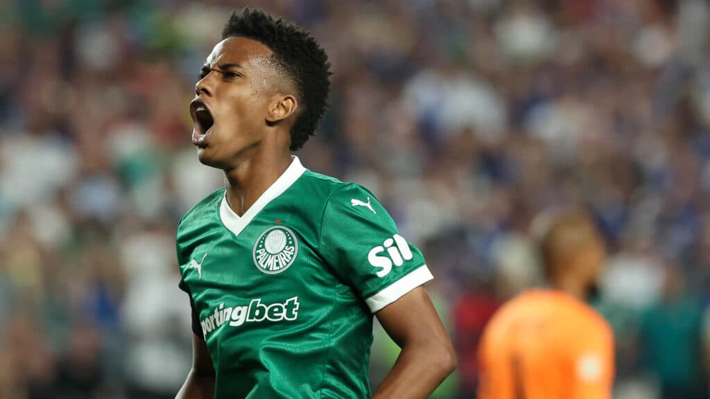 Estêvão é o artilheiro do Palmeiras na Libertadores - Cesar Greco/Palmeiras