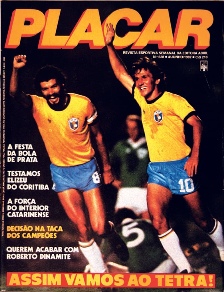 Capa da revista Placar, edição 628, 04 de junho de 1982