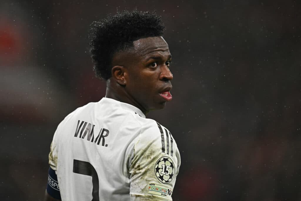 Vini Jr. não marcou gol nos últimos 12 jogos pelo Real Madrid - Paul ELLIS / AFP