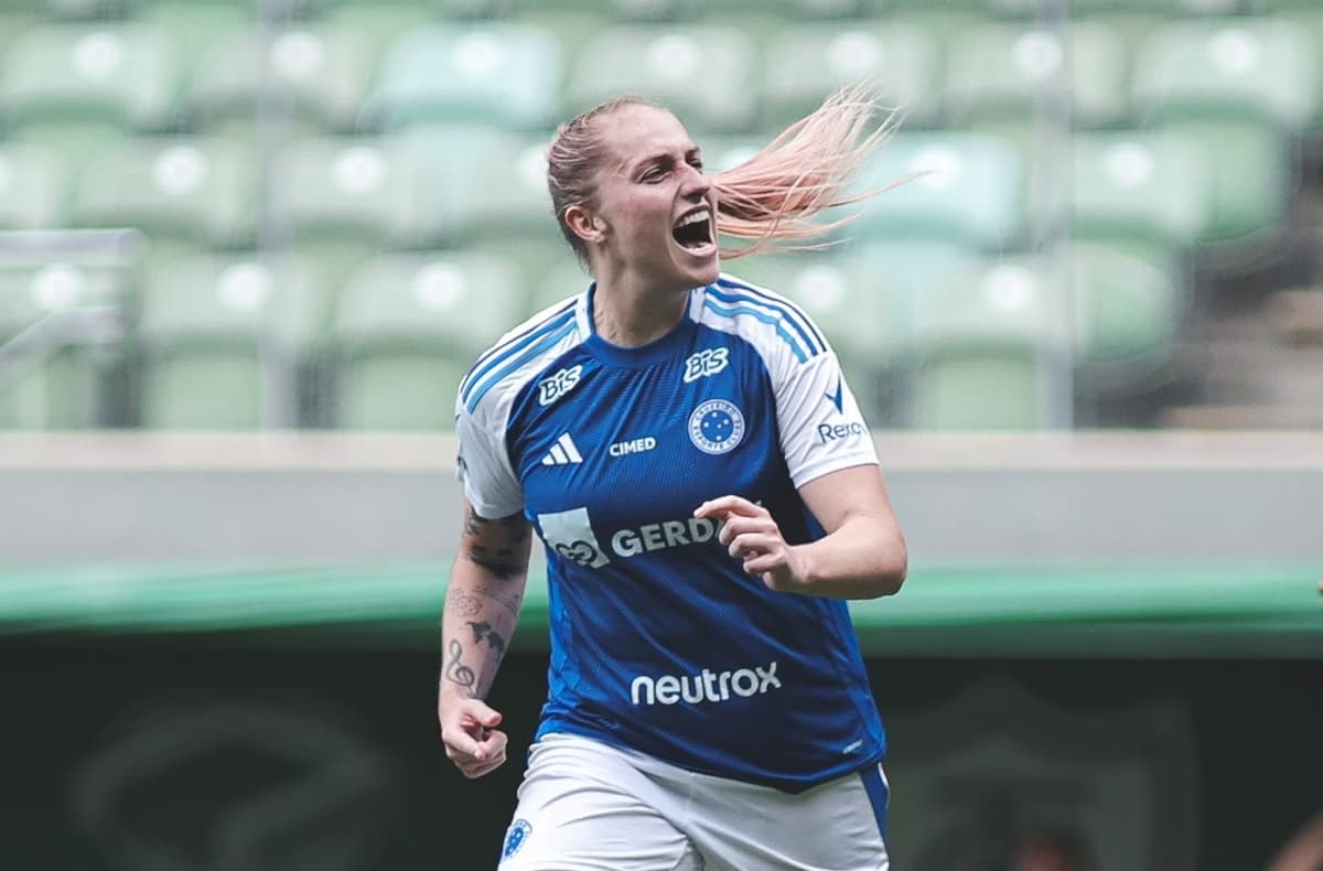 Zagueira Isa Haas fez 24 partidas pelo Cruzeiro nesta temporada - Gustavo Martins/Cruzeiro