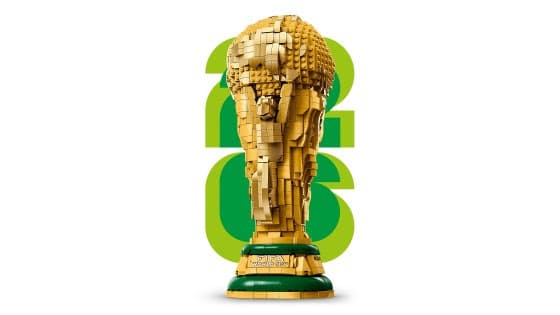 Lego lançará troféu da Copa do Mundo em março - Divulgação