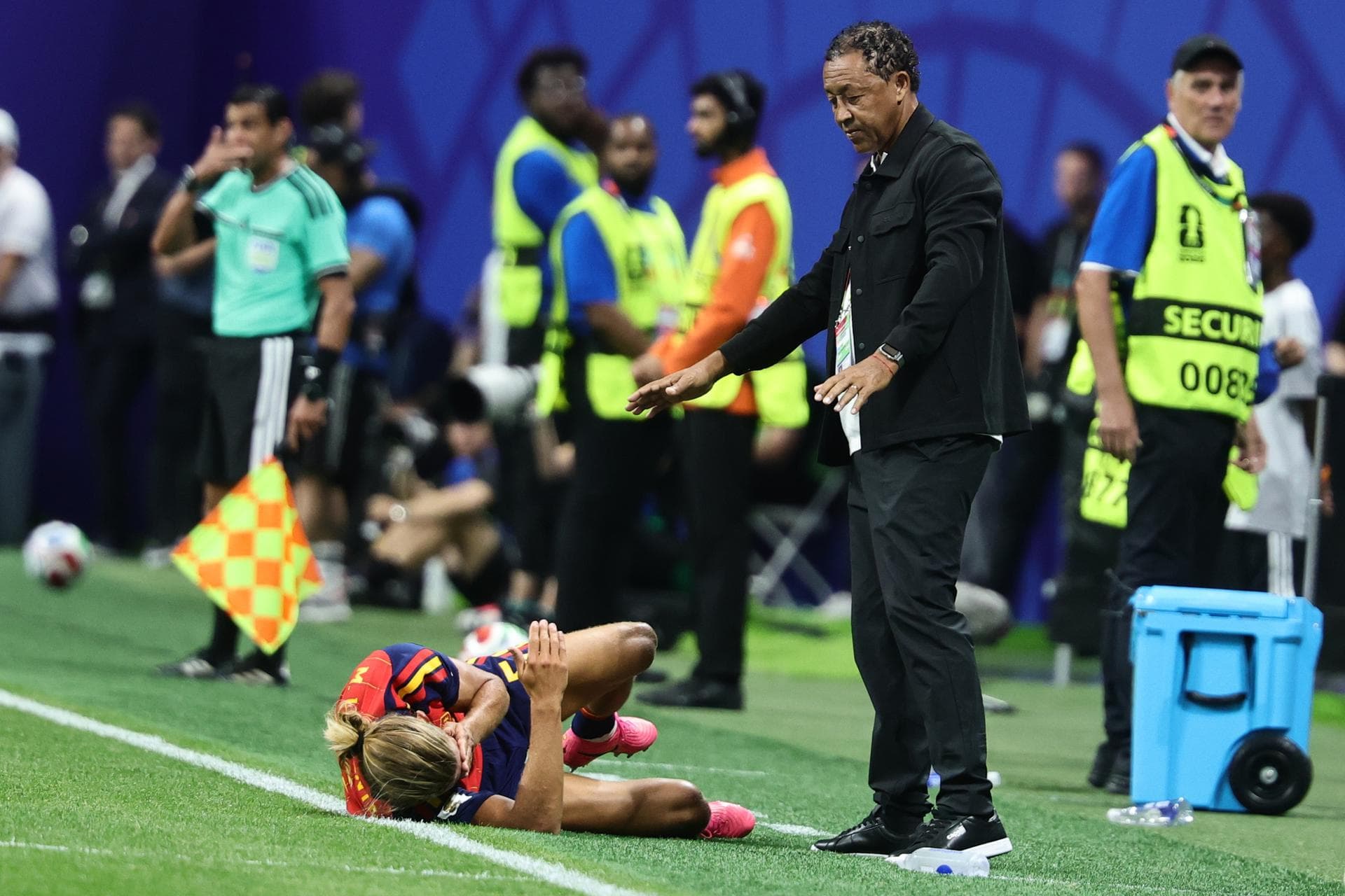 Na estreia, Bubista conseguiu parar o forte time espanhol - Ronald Wittek/EFE