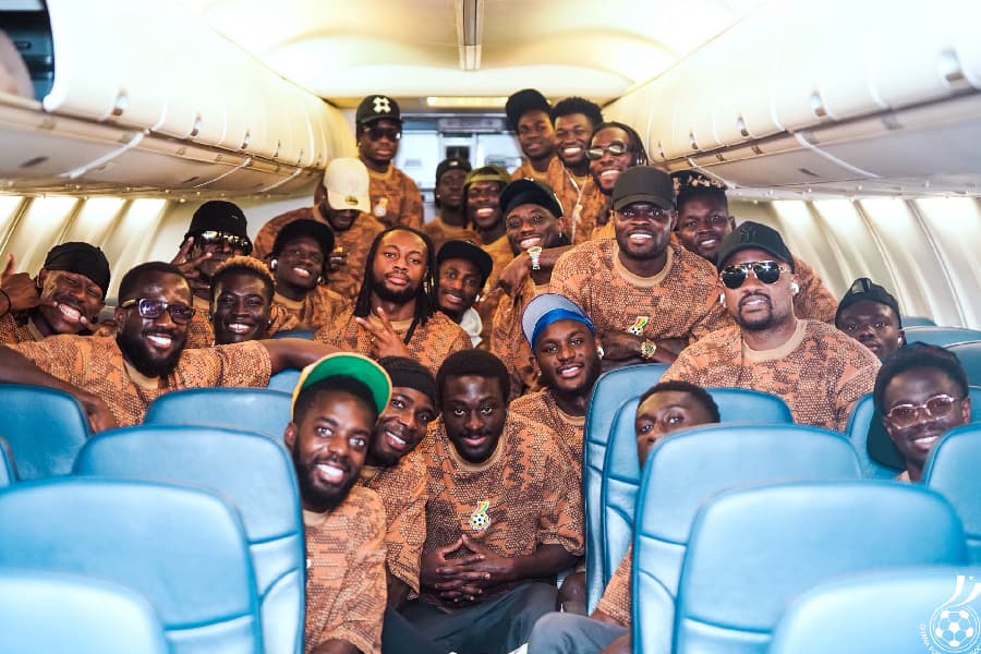 Seleção de Gana que vai disputar a Copa do Mundo de 2026 - Reprodução/@GhanaBlackstars