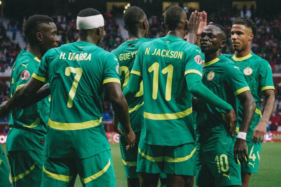 Seleção de Senegal na Copa Africana de Nações - Reprodução/@footballsenegal