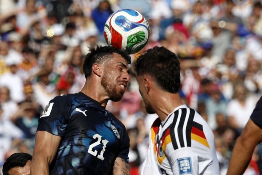 Paraguai e Alemanha se enfrentaram em Boston pelas 16 avos de final - GREG COOPER/EFE